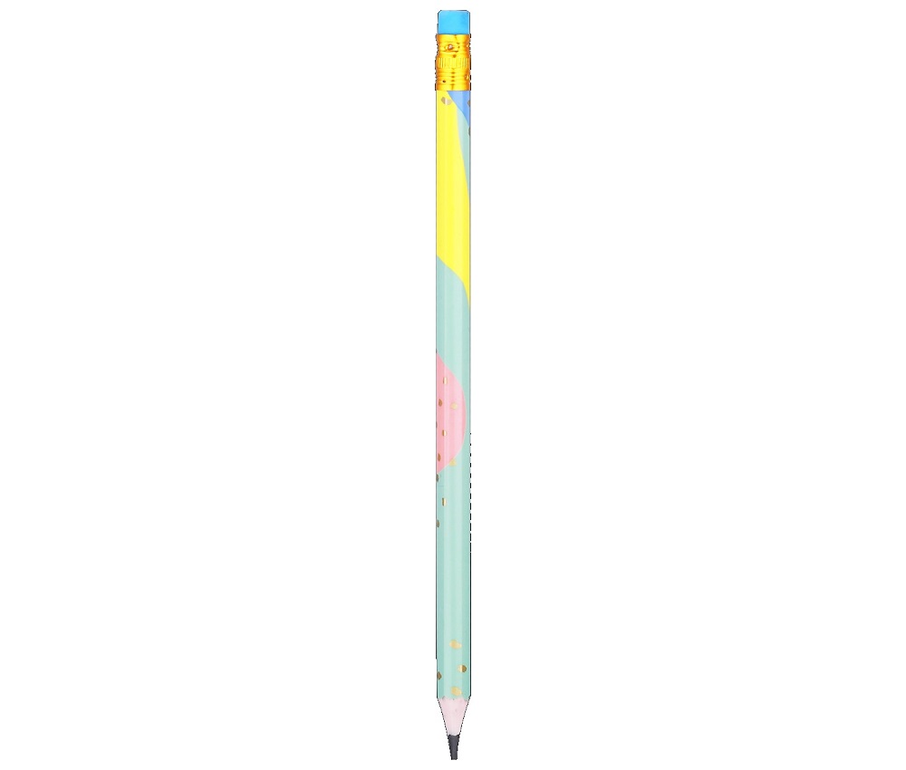 Macaron Deli pencil with eraser