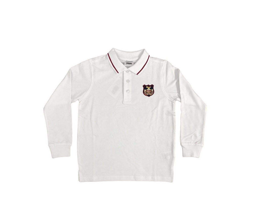 Polo shirt long sleeve unisex