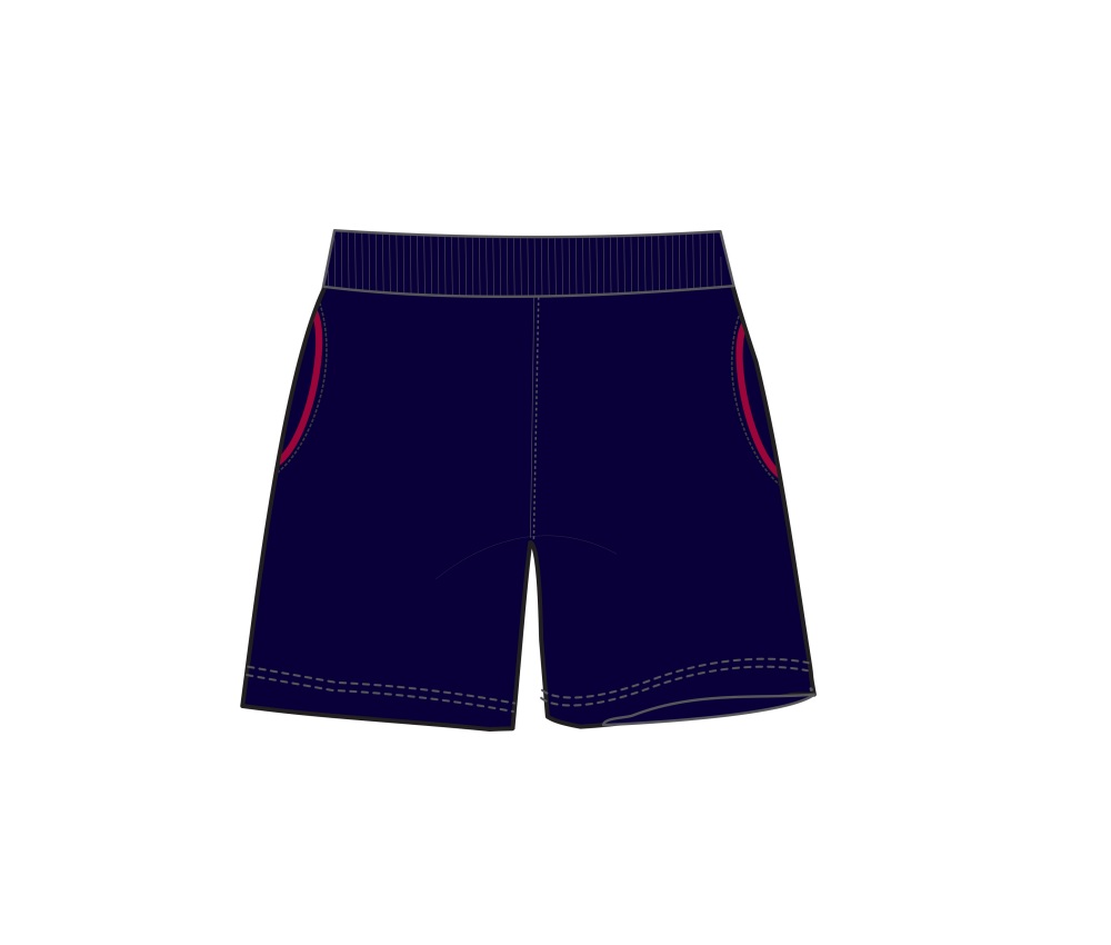 Blue short for PE (Physical education)