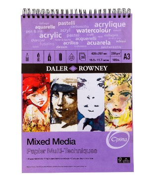 Daler Rowney Mixed Media Spiral 30 Sheets A3