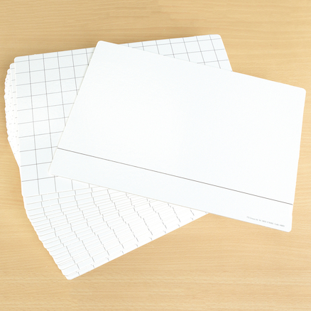 Maths 2cm Grid Card Whiteboard