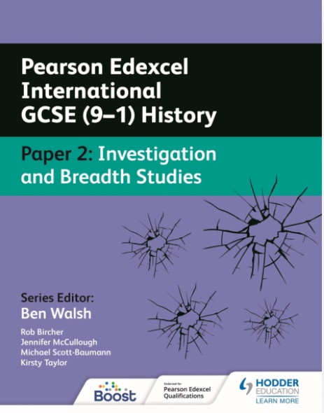 Pearson Edexcel International GCSE (9–1) History: Paper 2 Investigation and Breadth Studies Paperback